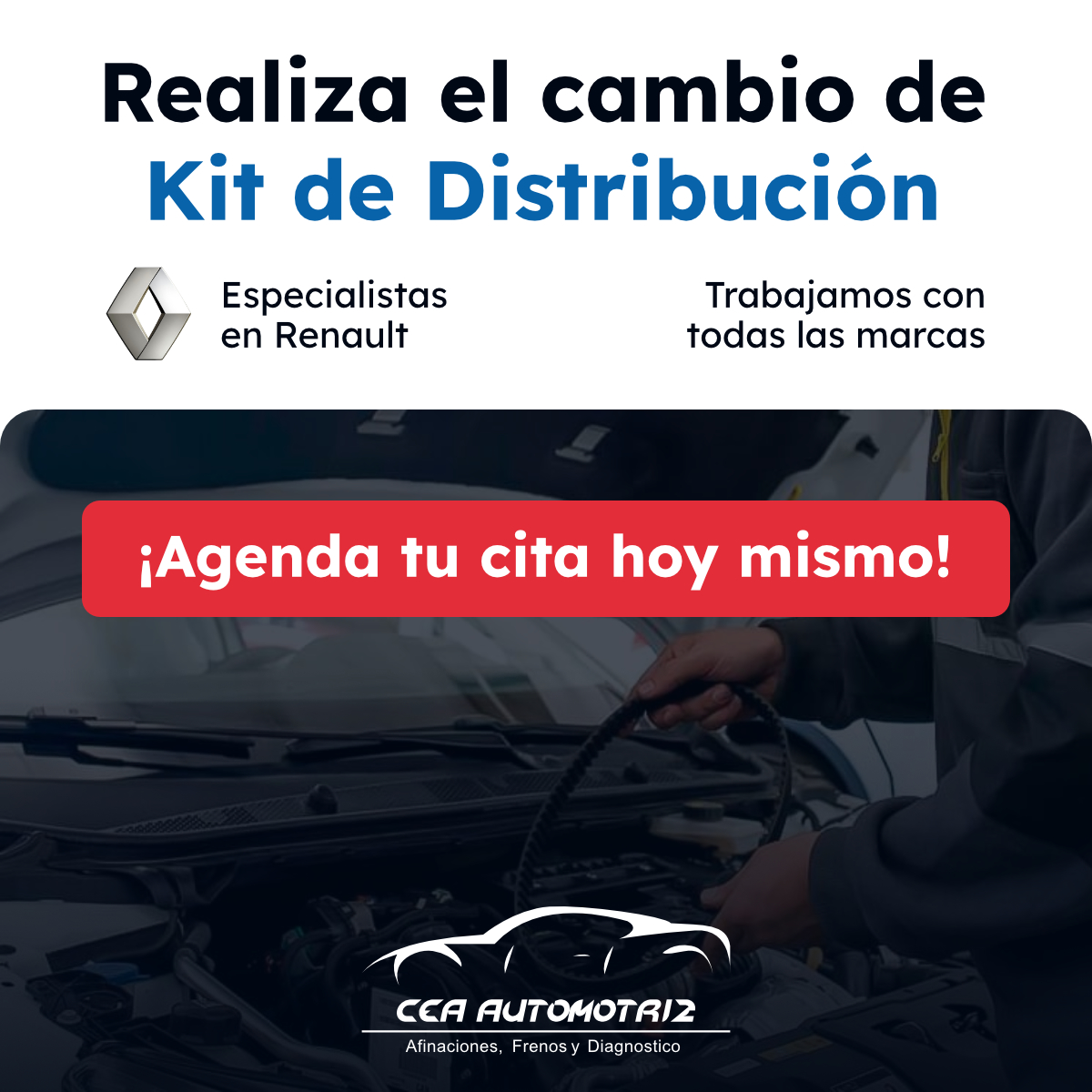 Cambio de Kit de Distribución y Bomba de Agua | Cea Automotriz